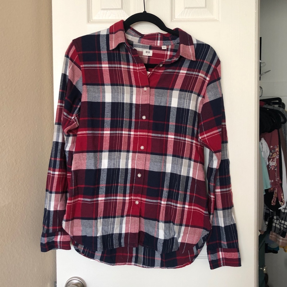 Uniqlo Flannel Long Sleeve Shirt